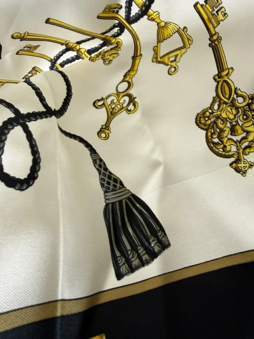 Hermes Silk Scarf Les Cles